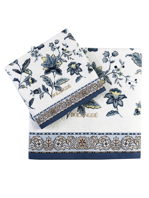 BOLANGDE Полотенце Гжель 50х90 лицевое (синий) (вид 1) BOLANGDE Полотенце Гжель 50х90 лицевое (синий) (фото, вид 1)