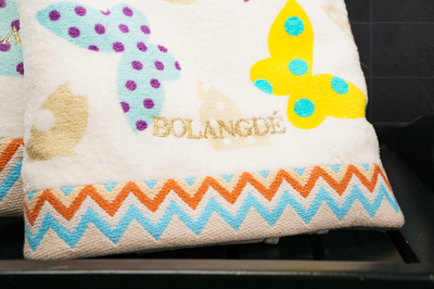 BOLANGDE Полотенце для лица, рук махровое в наборе 2 шт., для детей и взрослых, для семьи Япония Бабочки, белый/мятный/бежевый, размер 34х78 (вид 6) BOLANGDE Полотенце для лица, рук махровое в наборе 2 шт., для детей и взрослых, для семьи Япония Бабочки, белый/мятный/бежевый, размер 34х78 (фото, вид 6)