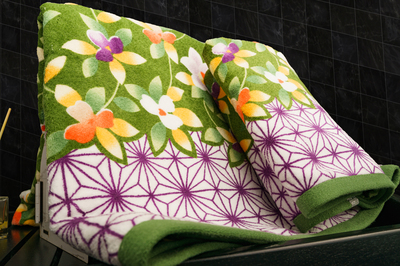 BOLANGDE Полотенце для лица, рук махровое в наборе 2 шт., для детей и взрослых, для семьи Япония Нарцис, зеленый, размер 34х78 (вид 1) BOLANGDE Полотенце для лица, рук махровое в наборе 2 шт., для детей и взрослых, для семьи Япония Нарцис, зеленый, размер 34х78 (фото, вид 1)