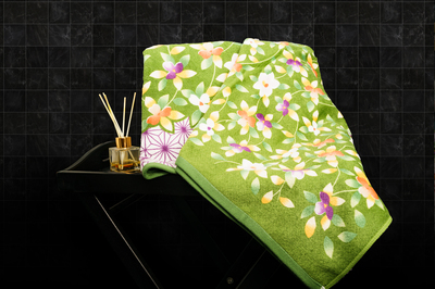 BOLANGDE Полотенце для лица, рук махровое в наборе 2 шт., для детей и взрослых, для семьи Япония Нарцис, зеленый, размер 34х78 (вид 6) BOLANGDE Полотенце для лица, рук махровое в наборе 2 шт., для детей и взрослых, для семьи Япония Нарцис, зеленый, размер 34х78 (фото, вид 6)