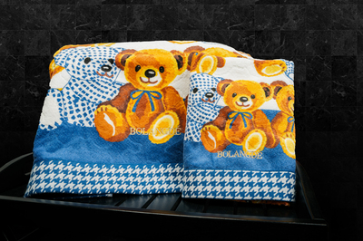 BOLANGDE Набор полотенец для рук и лица 2 шт, полотенце для ванной махровое, велюровое, 100% хлопок, рисунок цветы, Япония Мишутки 34х78, синий (вид 10) BOLANGDE Набор полотенец для рук и лица 2 шт, полотенце для ванной махровое, велюровое, 100% хлопок, рисунок цветы, Япония Мишутки 34х78, синий (фото, вид 10)