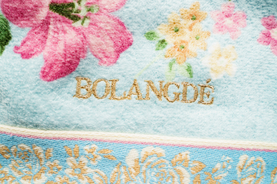 BOLANGDE Набор махровых полотенец для ванной 2 шт, банное и для лица и рук, 100% хлопок, Япония Пионы 70х140 и 34х78, голубой (вид 15) BOLANGDE Набор махровых полотенец для ванной 2 шт, банное и для лица и рук, 100% хлопок, Япония Пионы 70х140 и 34х78, голубой (фото, вид 15)