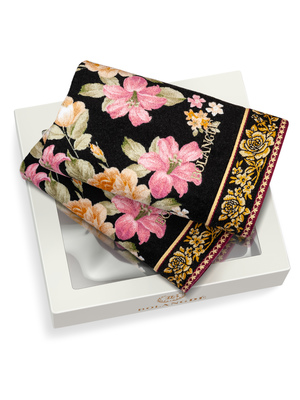 BOLANGDE Подарочный набор Пион 2пр 34х78+34х78 чер (вид 1) BOLANGDE Подарочный набор Пион 2пр 34х78+34х78 чер (фото, вид 1)