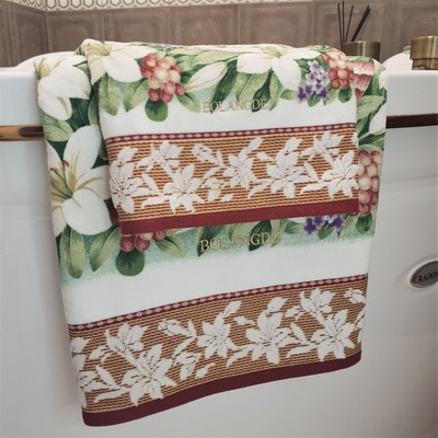 BOLANGDE Подарочный набор Лилия 2пр 34х78+34х78 кр (вид 4) BOLANGDE Подарочный набор Лилия 2пр 34х78+34х78 кр (фото, вид 4)