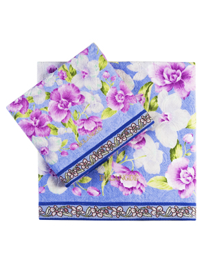 BOLANGDE Подарочный набор Орхидея светлая 2пр 34х78+34х78 гол (вид 1) BOLANGDE Подарочный набор Орхидея светлая 2пр 34х78+34х78 гол (фото, вид 1)