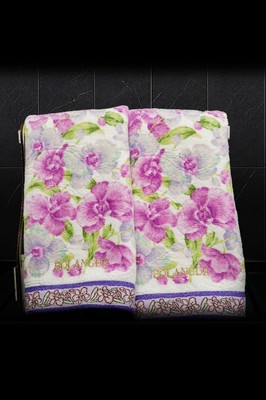 BOLANGDE Подарочный набор Орхидея светлая 2пр 34х78+34х78 бел+гол (вид 6) BOLANGDE Подарочный набор Орхидея светлая 2пр 34х78+34х78 бел+гол (фото, вид 6)