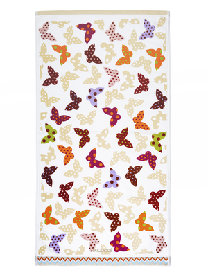 BOLANGDE Подарочный набор Бабочки 70х140 + 50х90 оранж (вид 1) BOLANGDE Подарочный набор Бабочки 70х140 + 50х90 оранж (фото, вид 1)