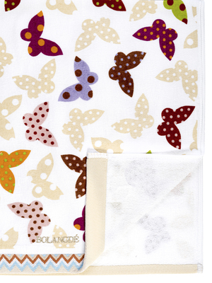 BOLANGDE Подарочный набор Бабочки 70х140 + 50х90 оранж (вид 2) BOLANGDE Подарочный набор Бабочки 70х140 + 50х90 оранж (фото, вид 2)