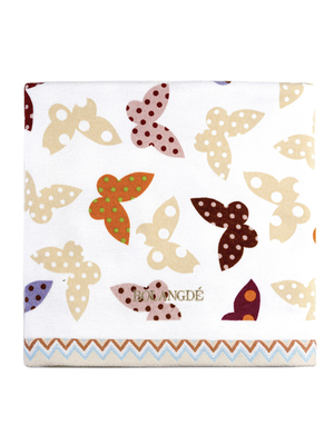 BOLANGDE Подарочный набор Бабочки 70х140 + 50х90 оранж (вид 3) BOLANGDE Подарочный набор Бабочки 70х140 + 50х90 оранж (фото, вид 3)