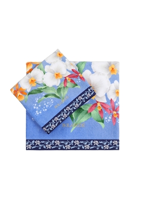 BOLANGDE Подарочный набор Ирисы 2пр 34х78+34х78 син (вид 1) BOLANGDE Подарочный набор Ирисы 2пр 34х78+34х78 син (фото, вид 1)