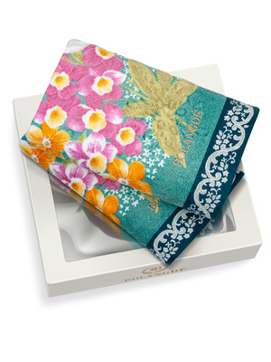 BOLANGDE Подарочный набор Тюльпаны 2пр 34х78+34х78 зел (вид 1) BOLANGDE Подарочный набор Тюльпаны 2пр 34х78+34х78 зел (фото, вид 1)