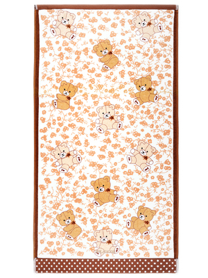 BOLANGDE Подарочный набор Мишки 70х140 + 50х90 беж (вид 1) BOLANGDE Подарочный набор Мишки 70х140 + 50х90 беж (фото, вид 1)