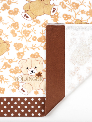 BOLANGDE Подарочный набор Мишки 70х140 + 50х90 беж (вид 2) BOLANGDE Подарочный набор Мишки 70х140 + 50х90 беж (фото, вид 2)