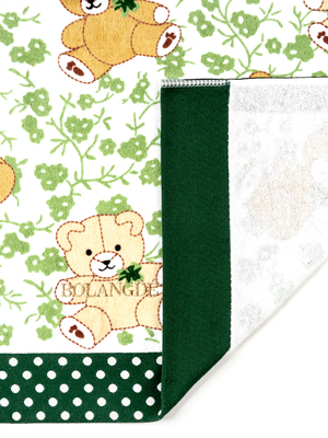 BOLANGDE Подарочный набор Мишки 70х140 + 50х90 зел (вид 2) BOLANGDE Подарочный набор Мишки 70х140 + 50х90 зел (фото, вид 2)