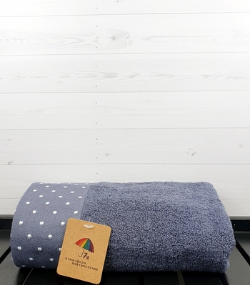 Однотонное 7Я текстиль Полотенце для рук, лица махровое 2 шт 34х75 см однотонное с бордюром в точечку, хлопок, 7Я текстиль, тёмно-серый (вид 5) Однотонное 7Я текстиль Полотенце для рук, лица махровое 2 шт 34х75 см однотонное с бордюром в точечку, хлопок, 7Я текстиль, тёмно-серый (фото, вид 5)