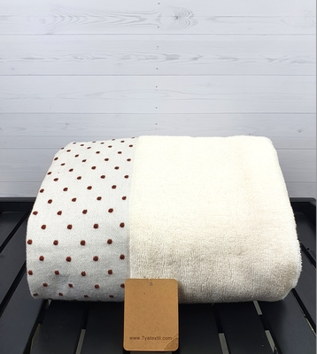 7Я текстиль Полотенце для рук, лица махровое 2 шт 34х75 см однотонное с бордюром в точечку, хлопок, 7Я текстиль, молочный (вид 6) 7Я текстиль Полотенце для рук, лица махровое 2 шт 34х75 см однотонное с бордюром в точечку, хлопок, 7Я текстиль, молочный (фото, вид 6)