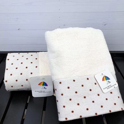 7Я текстиль Полотенце для рук, лица махровое 2 шт 34х75 см однотонное с бордюром в точечку, хлопок, 7Я текстиль, молочный (вид 7) 7Я текстиль Полотенце для рук, лица махровое 2 шт 34х75 см однотонное с бордюром в точечку, хлопок, 7Я текстиль, молочный (фото, вид 7)