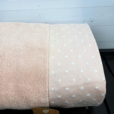 7Я текстиль Полотенце для рук, лица махровое 2 шт 34х75 см однотонное с бордюром в точечку, хлопок, 7Я текстиль, светло-розовый (вид 1) 7Я текстиль Полотенце для рук, лица махровое 2 шт 34х75 см однотонное с бордюром в точечку, хлопок, 7Я текстиль, светло-розовый (фото, вид 1)