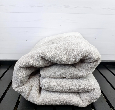 7Я текстиль Полотенце для рук, лица махровое 2 шт 34х75 см однотонное с бордюром в точечку, хлопок, 7Я текстиль, светло-серый (вид 2) 7Я текстиль Полотенце для рук, лица махровое 2 шт 34х75 см однотонное с бордюром в точечку, хлопок, 7Я текстиль, светло-серый (фото, вид 2)