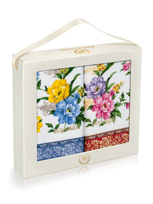 BOLANGDE Подарочный набор Глория 2пр 50х90+50х90 кр+син BOLANGDE Подарочный набор Глория 2пр 50х90+50х90 кр+син