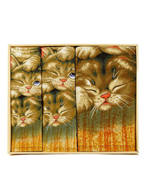 BOLANGDE Подарочный набор Котята 3пр 70х140+50х90+34х78 BOLANGDE Подарочный набор Котята 3пр 70х140+50х90+34х78 (фото)