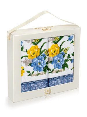 BOLANGDE Подарочный набор Глория 2пр 34х78+34х78 син BOLANGDE Подарочный набор Глория 2пр 34х78+34х78 син