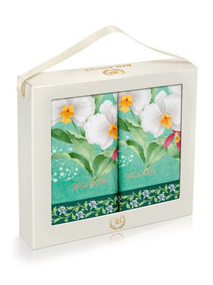 BOLANGDE Подарочный набор Ирисы 2пр 34х78+34х78 зел BOLANGDE Подарочный набор Ирисы 2пр 34х78+34х78 зел (фото)