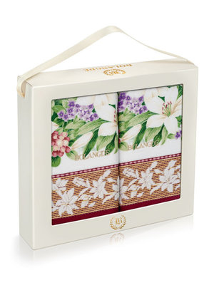 BOLANGDE Подарочный набор Лилия 2пр 34х78+34х78 кр BOLANGDE Подарочный набор Лилия 2пр 34х78+34х78 кр (фото)