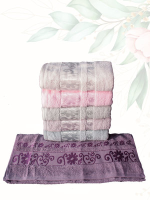 EforHome Полотенце EFOR BAHAR хлопок (30*50) розовый EforHome Полотенце EFOR BAHAR хлопок (30*50) розовый