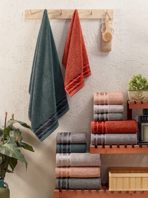 EforHome Полотенце SIKEL ALYA хлопок (50*90) серый EforHome Полотенце SIKEL ALYA хлопок (50*90) серый