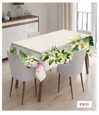 EforHome Скатерть EFOR «Цветочная коллекция» 160*220 модель EM21 EforHome Скатерть EFOR «Цветочная коллекция» 160*220 модель EM21