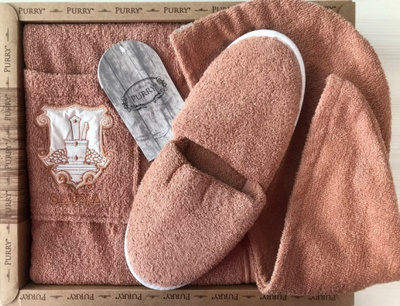 EforHome Набор Sikel Purry для сауны женский GUL KURUSU (сухая роза) EforHome Набор Sikel Purry для сауны женский GUL KURUSU (сухая роза)