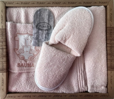 EforHome Набор Sikel Purry для сауны женский SOMON (персик) EforHome Набор Sikel Purry для сауны женский SOMON (персик)
