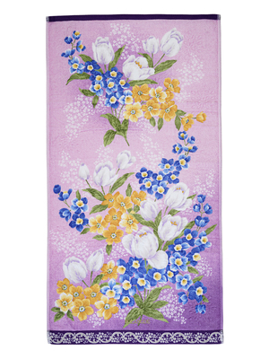 BOLANGDE Полотенце Япония сауна ТЮЛЬПАНЫ ФИОЛЕТОВЫЕ (100х150) BOLANGDE Полотенце Япония сауна ТЮЛЬПАНЫ ФИОЛЕТОВЫЕ (100х150) (фото)