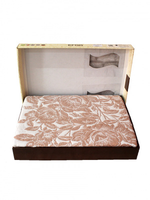 EforHome Покрывало EFOR гобеленовое двухстороннее DIAMOND (235*260) бежевый EforHome Покрывало EFOR гобеленовое двухстороннее DIAMOND (235*260) бежевый