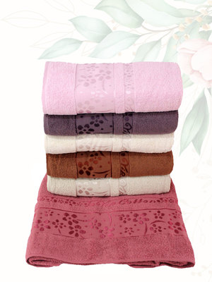 EforHome Полотенце EFOR EXOTICA хлопок (70*140) коричневый EforHome Полотенце EFOR EXOTICA хлопок (70*140) коричневый