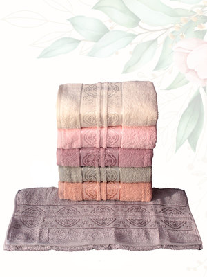 EforHome Полотенце EFOR HAZAL хлопок (70*140) оранжевый EforHome Полотенце EFOR HAZAL хлопок (70*140) оранжевый