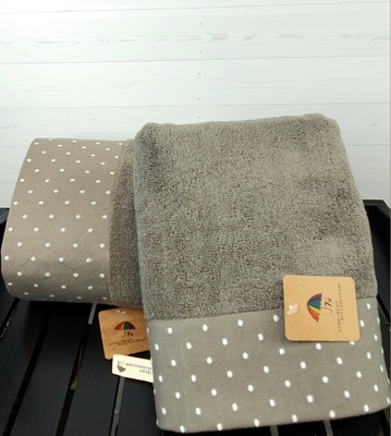 7Я текстиль Полотенце для рук, лица махровое 2 шт 34х75 см однотонное с бордюром в точечку, хлопок, 7Я текстиль, коричневый 7Я текстиль Полотенце для рук, лица махровое 2 шт 34х75 см однотонное с бордюром в точечку, хлопок, 7Я текстиль, коричневый (фото)